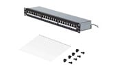 Akcesoria sieciowe - StarTech.com Startech patch panel - 1U - 19" - 110 punch-down - TAA Compliant - C6APANELSTP241UPD