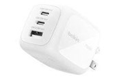 Telefon - Adapter i Ładowarka - Belkin BoostCharge Pro power adapter - GaN - 2 x USB-C USB - 70 watt - WCH018KQWH
