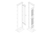 Szafa rack - Tripp Lite Eaton  Series PDU Mounting Bracket Accessory Kit 2-Post 4-Post Open Frame Rack - SRPDU2PBRKT