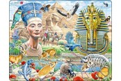 Puzzle - Larsen Puzzles Sphinx and Pyramids Jigsaw Puzzle – 85 pieces Maxi (36.5 x 28.5 cm) Podłoga - HL11