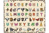 Puzzle - Larsen Puzzles Animal Alphabet Puzzle – 29 pieces Maxi (36.5 x 28.5 cm) Podłoga - LS4329-DK