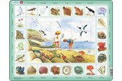 Puzzle - Larsen Puzzles Nature Puzzle: Seaside – 48 pieces Maxi (36.5 x 28.5 cm) Podłoga - NA2