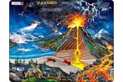 Puzzle - Larsen Puzzles Volcanoes Jigsaw Puzzle – 70 pieces Maxi (36.5 x 28.5 cm) Podłoga - NB2