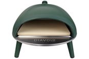 Grill i akcesoria grillowe - Delivita Diavolo Gas-Fired Pizza Oven Green - DEL-3001