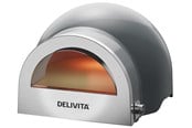 Grill i akcesoria grillowe - Delivita Flow Dual-Fuel Pizza Oven Hale Grey - DEL-5007