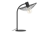 Lampy - EGLO ARROTURAS lampa stołowa H450 E27 czarny - 903125