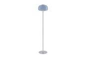 Lampy - EGLO BELOMONTEJO LAMPA PODŁOGOWA H1575 E27 WYŁ. NOŻNY CHROM/BIAŁY/NIEBIESKI - 903018