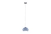 Lampy - EGLO BELOMONTEJO LAMPA WISZĄCA Ø:220 E27 CHROM/BIAŁY/NIEBIESKI - 903017
