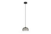 Lampy - EGLO BELOMONTEJO LAMPA WISZĄCA Ø:220 E27 CZARNY/CZARNY-TRANSP. - 903021