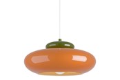 Lampy - EGLO BERARDELLI lampa wisząca Ø:320 pomarańczowy - 903004