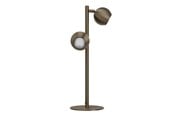 Lampy - EGLO BIMEDA 1 LAMPA STOŁOWA H450 2L GU10 Z WYŁ. CIEMNY BRĄZ - 902614