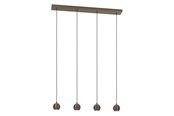 Lampy - EGLO BIMEDA 1 LAMPA NAD STÓŁ L770 4L GU10 CIEMNY BRĄZ - 902613
