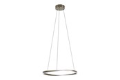 Lampy - EGLO CAMEROTA lampa wisząca Ø:550 ściemnialna ciemny brąz/biały - 902547