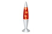 Lampy - EGLO LAVA LAMPKA STOŁOWA H420 3000K SREBRNY/CZERWONY/ŻÓŁTY - 74279