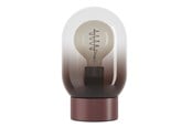 Lampy - EGLO LEQUILE LAMPA STOŁOWA H257 E27 POMARAŃCZOWA - 902844