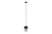 Lampy - EGLO LEQUILE LAMPA WISZĄCA Ø:150 E27 POMARAŃCZOWA - 902842