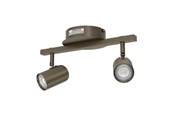 Lampy - EGLO MONTEMURRO szyna reflektorów L320 2L ciemny brąz - 902708