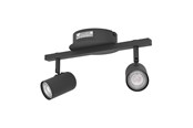 Lampy - EGLO MONTEMURRO LISTWA SPOTOWA L320 2L CZARNY - 902705