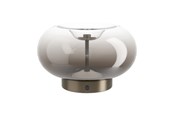Lampy - EGLO OPTICA 1 lampa stołowa H155 CCT z odgałęzieniem. brąz/brązowy-przezrocz. - 902712