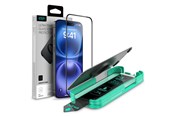 Telefon - szkło ochronne - ESR Armorite Tempered Glass for iPhone 16 with Applicator - with Black Frame - 4894240236031