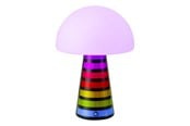 Lampy - EGLO PULSE LAMPA STOŁOWA H285 RGBW DOTYKOWA CZARNA/BIAŁA - 76017
