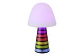 Lampy - EGLO PULSE LAMPA STOŁOWA H325 RGBW DOTYKOWA CZARNA/BIAŁA - 76018