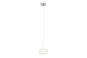 Lampy - EGLO TORTORA LAMPA WISZĄCA Ø:200 CHROM/BIAŁY - 903073