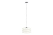 Lampy - EGLO TORTORA LAMPA WISZĄCA Ø:300 CHROM/BIAŁY - 903071