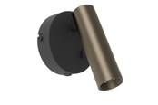 Lampy - EGLO VALPROTO SPOT Ø:110 CCT Z WYŁ. CZARNY/CIEMNY BRĄZ - 902701