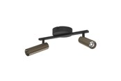 Lampy - EGLO VALPROTO LISTWA SPOTOWA L300 2L CCT CZARNY/CIEMNY BRĄZ - 902702