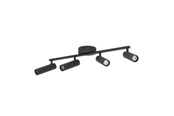 Lampy - EGLO VALPROTO LISTWA SPOTOWA L550 4L CCT CZARNY/CZARNY - 902699