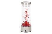 Lampy - EGLO VOLCANO LAMPKA STOŁOWA H330 DOTYKOWA PRZEZROCZYSTY/CZERWONY - 74303