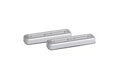 Lampy - EGLO YAMENZI OŚWIETLENIE PODSZAFKOWE NA BATERIE L178 2 SZT Z WYŁĄCZN. IP65 SREBRNE - 902939
