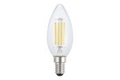 Zarówka LED - EGLO Żarówka światła LED C35 PRZEZROCZYSTA 2700K 470LM E14 - 117609