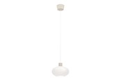 Lampy - EGLO DASMINA LAMPA WISZĄCA Ø:250 E27 BRĄZOWA/BIAŁA - 903145