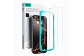 Telefon - Inne akcesoria - ESR Tempered Glass 2-PACK for iPhone 16 - transparent - 4894240235935