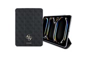 Tablet - pokrowce i etui - GUESS GUFC11PM24PS4SGK iPad Pro 11" 2024 black/black Magnetic 4G Big Logo - 3666339387945