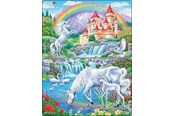 Puzzle - Larsen Puzzles Unicorns Jigsaw Puzzle – 15 pieces Midi (28.5 cm x 18.3 cm) 2 assorted designs Podłoga - U20