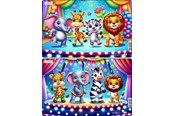 Puzzle - Larsen Puzzles Jigsaw puzzle: Cute animals dancing on stage – 13 pieces Midi (28.5 cm x 18.3 cm) 2 assorted designs Podłoga - U24