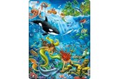 Puzzle - Larsen Puzzles Mermaids Jigsaw Puzzle – 32 pieces Maxi (36.5 x 28.5 cm) Podłoga - US20