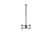 Uchwyty ścienne, uchwyty AV i meble AV - Deltaco ARM-0404-B Office Telescopic ceiling mount 1090-1690mm 2x 37-86" 45 kg - Max 50 kg - recommended for 86" - ARM-0404-B