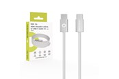 Kabel USB - Mobile Origin CB11 60W UltraSlim USB-C to USB-C Cable 1m - White - MO-USC-CB11-WHT