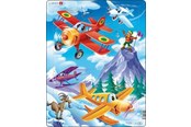Puzzle - Larsen Puzzles Airplane Jigsaw Puzzle – 20 pieces Maxi (36.5 x 28.5 cm) Podłoga - US12