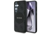 Telefon - Pokrowiec i etui - GUESS 4G Round Patch Classic Logo MagSafe case for Samsung Galaxy S25 Plus black - 3666339448936