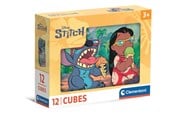 Puzzle - Clementoni Cubi - Stitch 12 pieces Blok - 41347