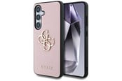 Telefon - Pokrowiec i etui - GUESS Grained Big 4G Logo Small Classic Logo case for Samsung Galaxy S25 Plus pink - 3666339449209