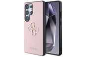Telefon - Pokrowiec i etui - GUESS Grained Big 4G Logo Small Classic Logo case for Samsung Galaxy S25 Ultra - pink - 3666339449216