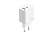 Telefon - Adapter i Ladowarka - OPPO SuperVOOC 45W USB-A + USB-C Wall Charger - White - 110110230159