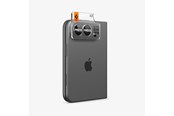 Telefon - szklo ochronne - Spigen Glass tR EZ Fit Optik Pro 2 Pack - White - iPhone Duo - AGL12012