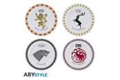 Drobiazgi - ABYstyle - Game Of Thrones - Set Of 4 Plates (Houses) - ABYTAB008